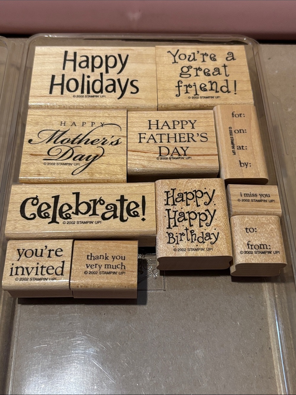 Stampin' Up! Vintage Stamp Set All Year Cheer II